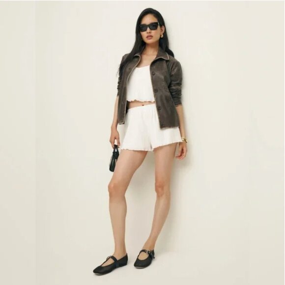 Reformation Mallory Two Piece Top & shorts size 8 - Picture 1 of 7